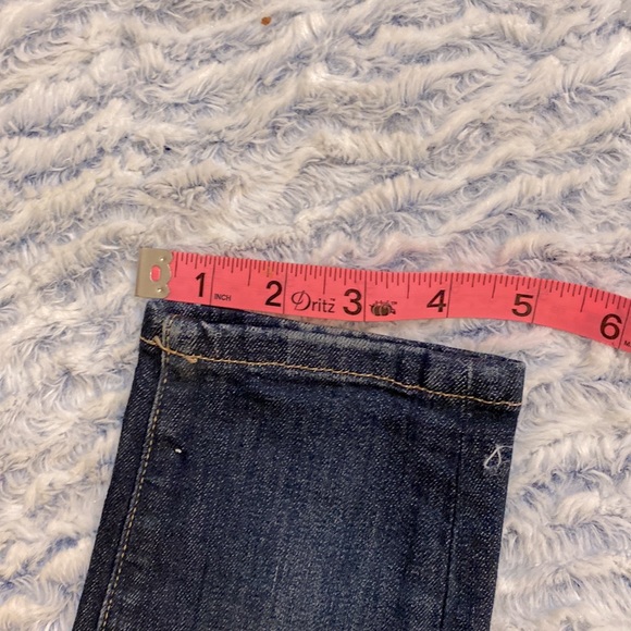 Frame Le skinny de Jeanne sz 26 rusty blue ankle jeans GUC- classic - Picture 6 of 13